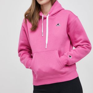 Champion Bluză 114466 femei, culoarea roz, cu imprimeu