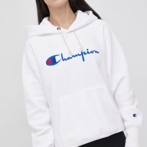Champion Bluză 114788 femei, culoarea alb, cu imprimeu