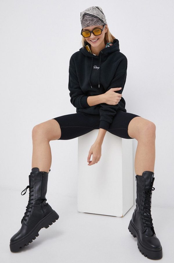 AW21-BLD12I_99X_F1.jpg Roxy Bluză femei, culoarea negru, material neted