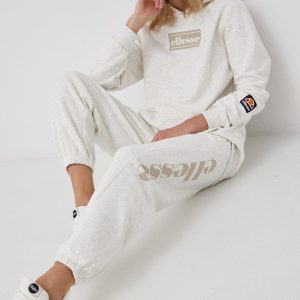 AW21-BLD147_01X_F1.jpg Ellesse Bluză femei, culoarea crem, cu imprimeu