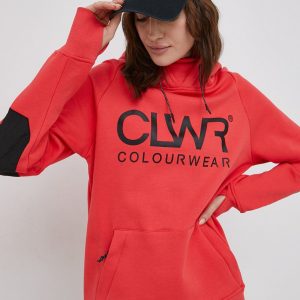 AW21-BLD1GZ_32X_F1.jpg Colourwear Bluză femei, culoarea roz, cu imprimeu