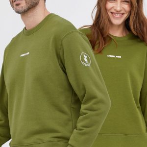 Save The Duck Bluză culoarea bej, cu imprimeu