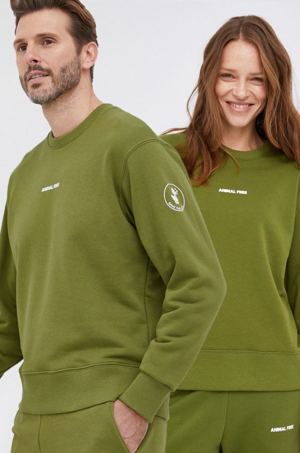 AW21-BLU00U_81X_F1.jpg Save The Duck Bluză culoarea bej, cu imprimeu