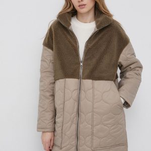 AW21-KPD0D1_88X_F1.jpg Vero Moda geaca femei, culoarea maro, de tranzitie