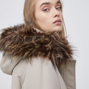 AW21-KUD02K_09X_F1.jpg Only Hanorac femei, culoarea gri, de tranzitie
