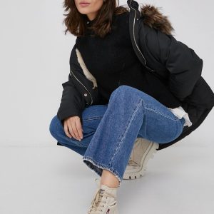 AW21-KUD02K_99X_F1.jpg Only Hanorac femei, culoarea negru, de tranzitie