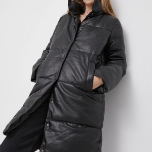 AW21-KUD04J_99X_F1.jpg Vero Moda Geacă femei, culoarea negru, de iarnă