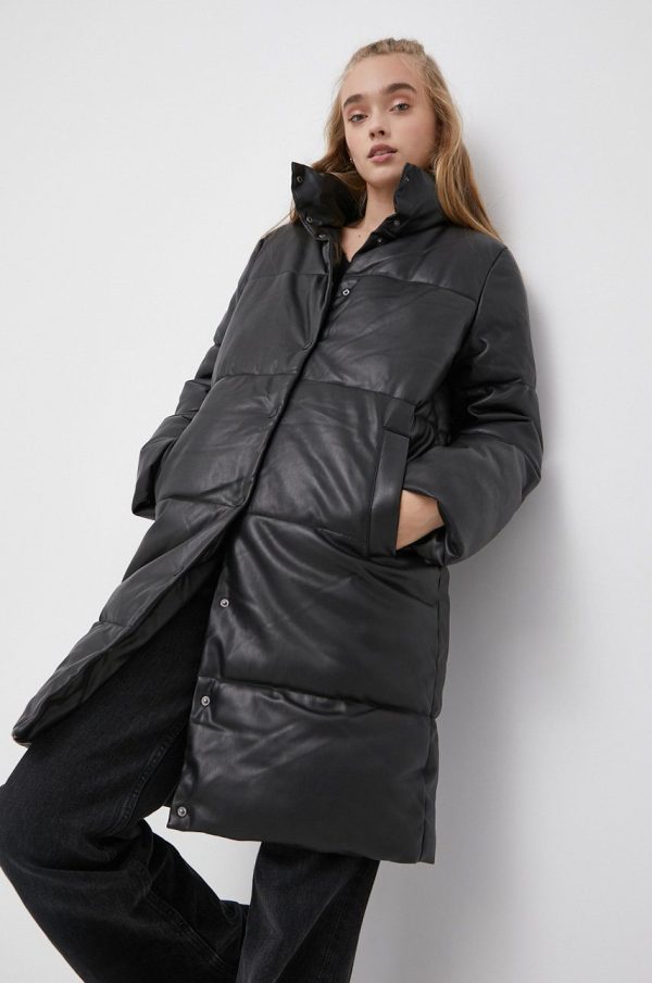 Vero Moda Geacă femei, culoarea negru, de iarnă