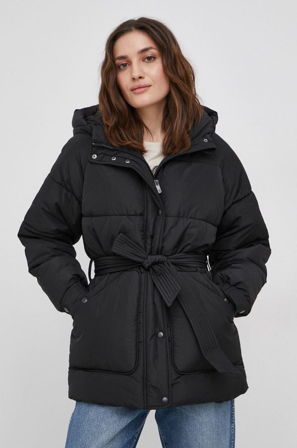 Vero Moda Geacă culoarea negru, de iarnă, oversize