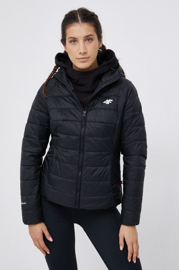 AW21-KUD0PO_99X_F1.jpg 4F Geacă femei, culoarea negru, de tranzitie