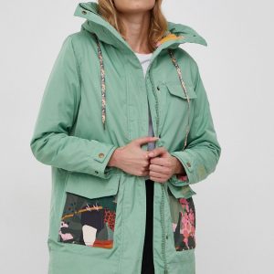 AW21-KUD13K_97X_F1.jpg Femi Stories Geacă femei, culoarea verde, de tranzitie