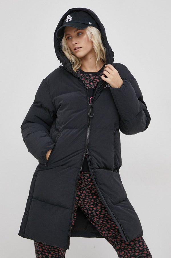 AW21-KUD16K_99X_F1.jpg Champion Geacă 114581 femei, culoarea negru, de iarnă, oversize