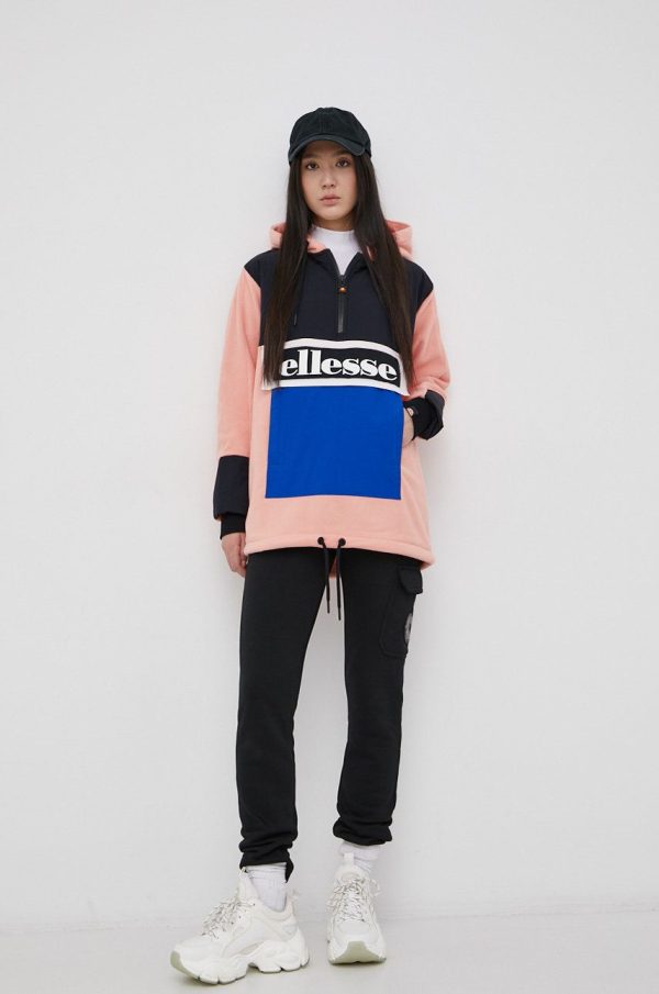 Ellesse Bluză femei, culoarea portocaliu, cu imprimeu