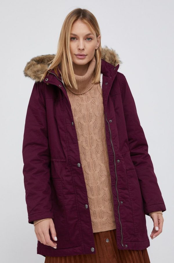 GAP Hanorac femei, culoarea violet, de tranzitie