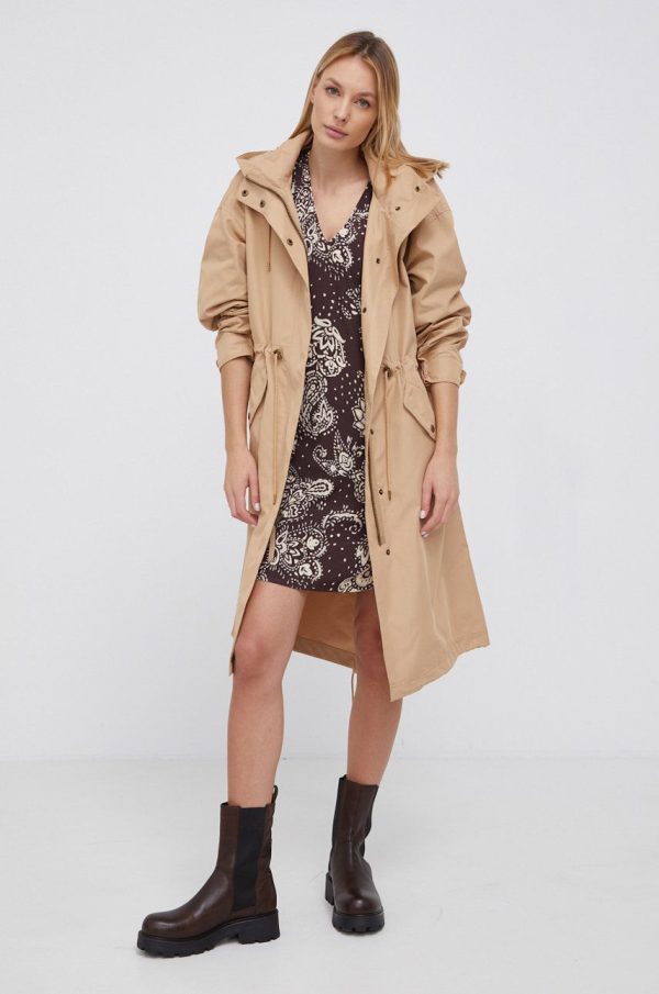 AW21-KUD1HC_08X_F1.jpg GAP Hanorac femei, culoarea galben, de tranzitie, oversize