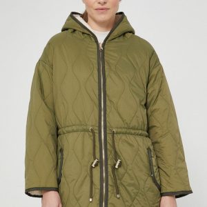 AW21-KUD1JC_77X_F1.jpg Sisley Geacă cu două fețe femei, culoarea verde, de tranzitie