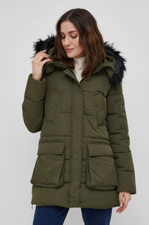 AW21-KUD1NH_77X_F1.jpg JDY Geacă culoarea verde, de tranzitie