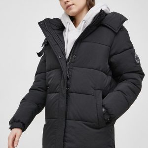 AW21-KUD1OE_99X_F1.jpg Superdry Geacă femei, culoarea negru, de iarnă