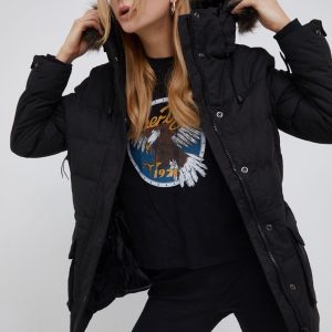 AW21-KUD1OP_99X_F1.jpg Superdry Geacă femei, culoarea negru, de iarnă
