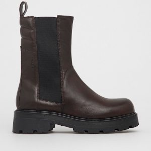 AW21-OBD0PY_88X_F1.jpg Vagabond Ghete Chelsea de piele Cosmo 2.0 femei, culoarea maro, cu toc plat