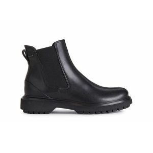 AW21-OBD2K5_99X_F1.jpg Geox Ghete Chelsea de piele femei, culoarea negru, cu toc plat
