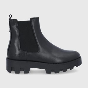 AW21-OBD3CE_99X_F1.jpg Marc O'Polo Ghete Chelsea de piele femei, culoarea negru, cu platformă