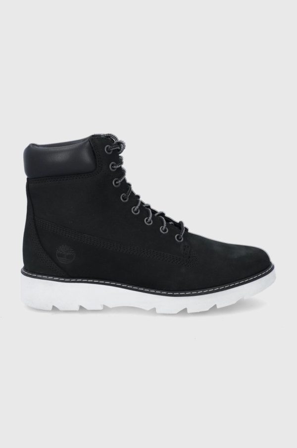 AW21-OBD3CM_99X_F1.jpg Timberland Ghete de piele femei, culoarea negru, cu toc plat