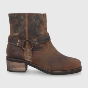 AW21-OBD3I0_88X_F1.jpg Superdry Cizme de piele femei, culoarea maro, cu toc drept
