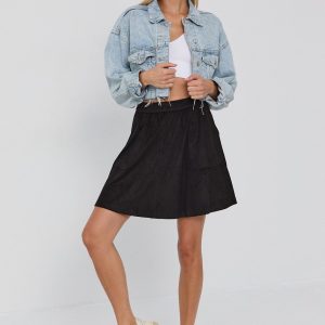 AW21-SDD00E_99X_F1.jpg Vila Fustă culoarea negru, mini, evazata