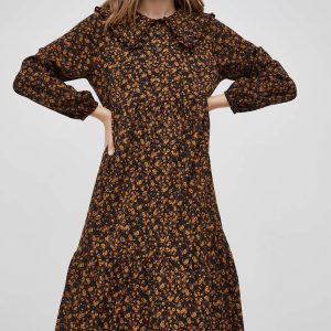AW21-SUD1F7_99X_F2.jpg Only Rochie culoarea negru, mini, evazata