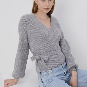 AW21-SWD0B7_09X_F1.jpg Only Cardigan femei, culoarea gri, calduros