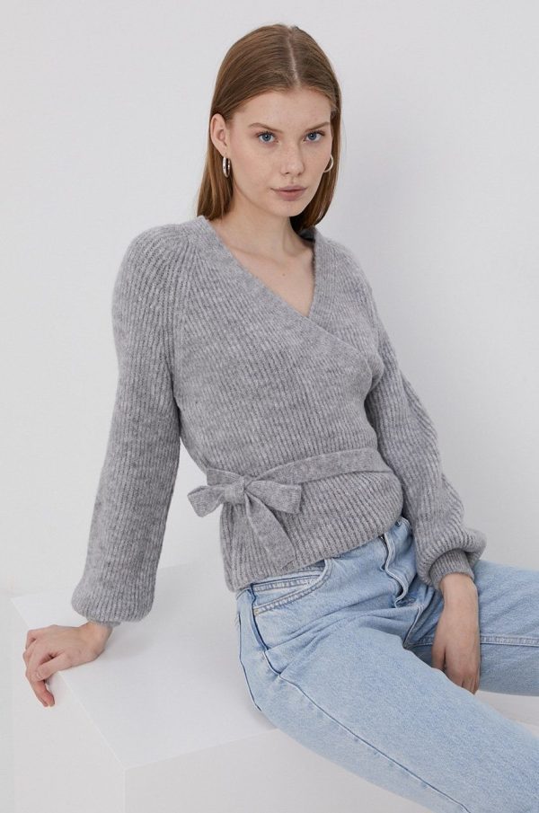 AW21-SWD0B7_09X_F1.jpg Only Cardigan femei, culoarea gri, calduros