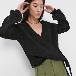 AW21-SWD0B7_99X_F1.jpg Only Cardigan femei, culoarea negru, calduros