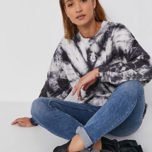 Levi's Hanorac de bumbac femei, culoarea gri,