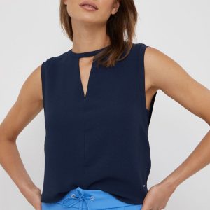 Pepe Jeans bluza femei, culoarea albastru marin, neted