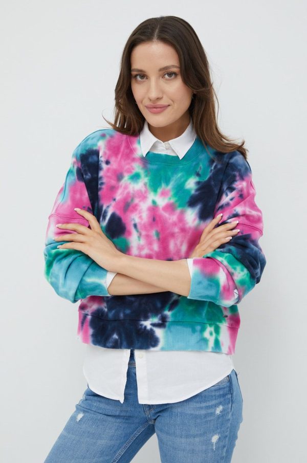 Pepe Jeans hanorac de bumbac femei, , modelator