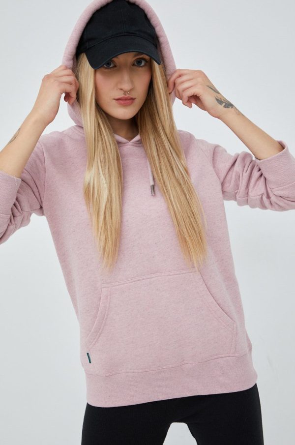 AW22-BLD0IZ_03X_F1.jpg Superdry bluza femei, culoarea roz, neted