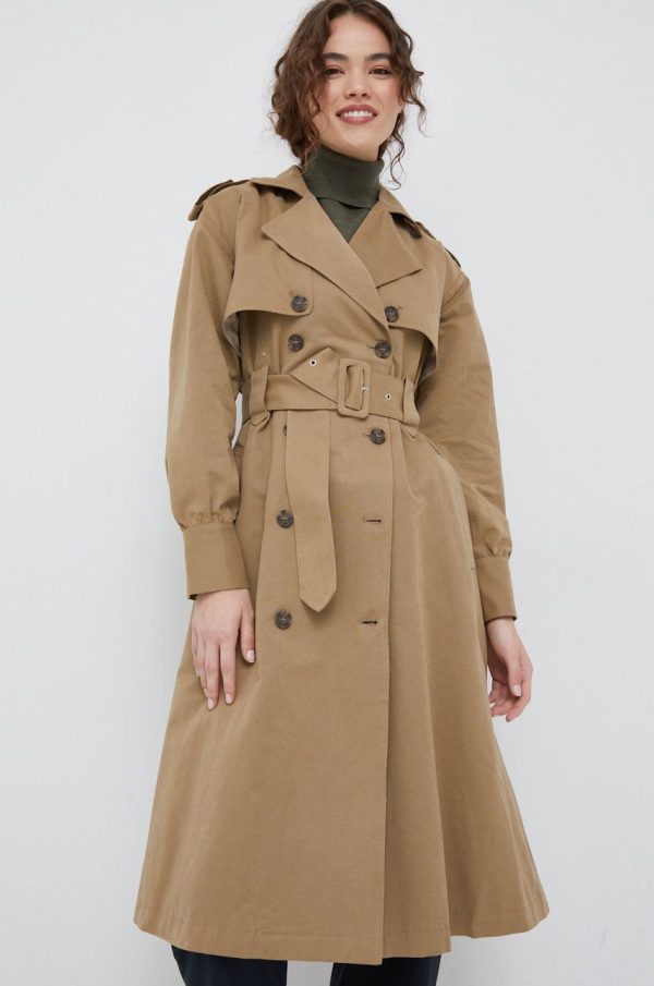 AW22-KPD02I_80X_F1.jpg Y.A.S trenci femei, culoarea bej, de tranzitie