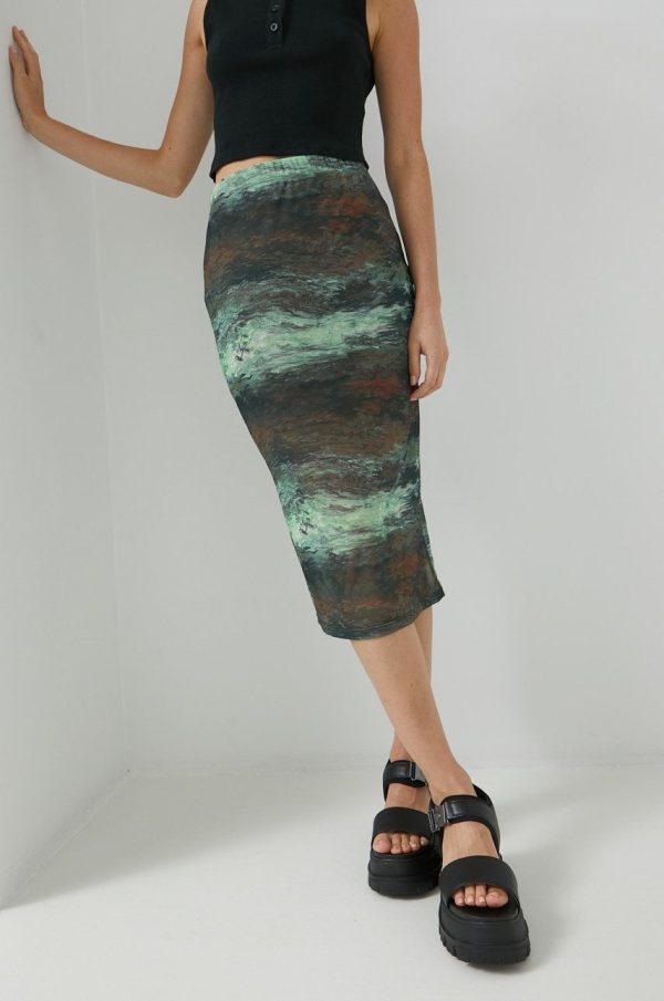 Noisy May fusta Lesley culoarea maro, midi, drept