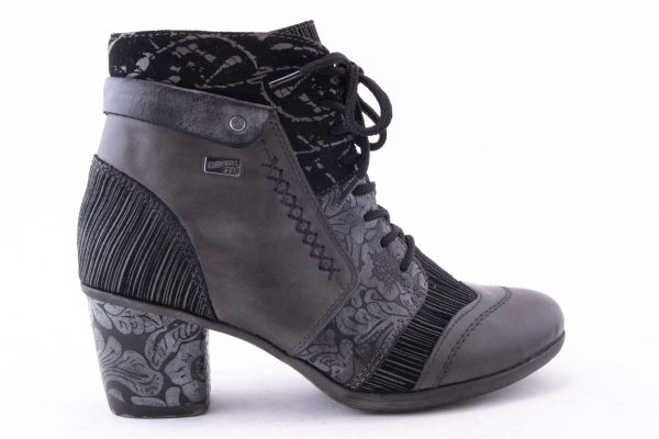 GHETE DAMA PIELE NATURALA REMONTE RIEK D5470 /GRI -