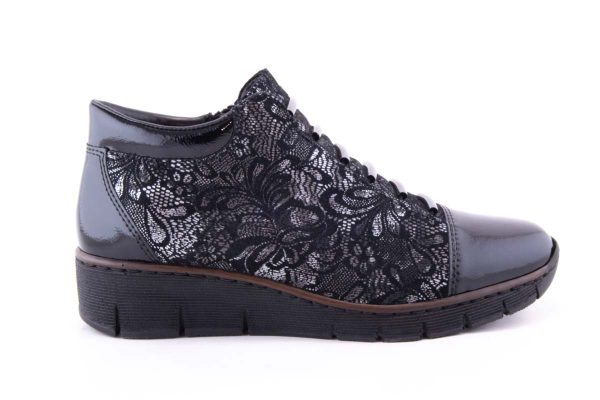 GHETE DAMA RIEKER PIELE NATURALA RIEK 53778 /N -