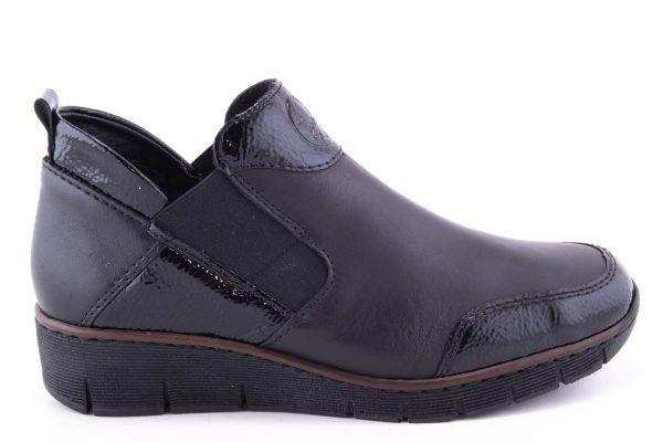 GHETE DAMA RIEKER PIELE NATURALA RIEK 53786 /N -