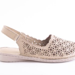 PANTOFI DAMA PIELE NATURALA DE VITEL CLAUDIO CASINI CART 1008-L /BEJ -