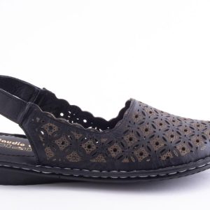PANTOFI DAMA PIELE NATURALA DE VITEL CLAUDIO CASINI CART 1008-L /N -
