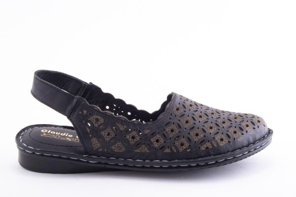 PANTOFI DAMA PIELE NATURALA DE VITEL CLAUDIO CASINI CART 1008-L /N -