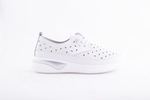 PANTOFI DAMA ETORE PIELE NATURALA BELL A096 /ALB -
