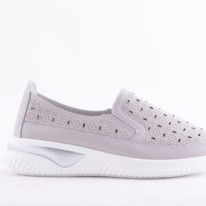 PANTOFI DAMA ETORE PIELE NATURALA BELL A098 /GRI -