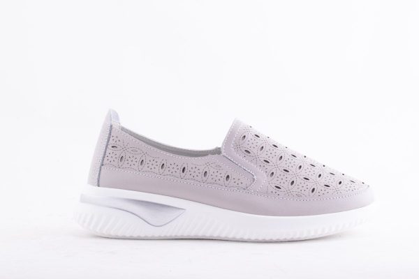 PANTOFI DAMA ETORE PIELE NATURALA BELL A098 /GRI -