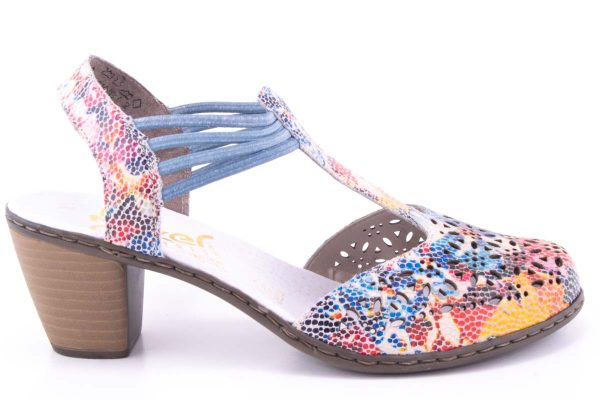 PANTOFI DAMA RIEKER PIELE NATURALA RIEK 40969 /COL -
