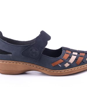 PANTOFI DAMA RIEKER PIELE NATURALA RIEK 41369 /ABD -